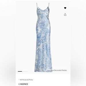 L'AGENCE

Serita Paisley Silk Slipdress